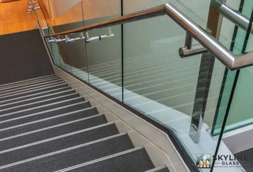 polished handrail